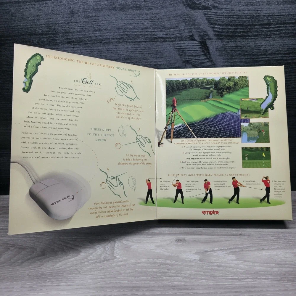 The Golf Pro Featuring Gary Player CD-Rom Windows 95 - Big Box!!!